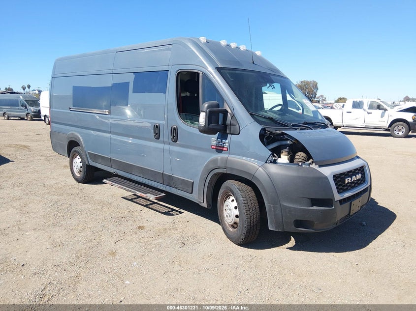 2021 RAM PROMASTER 3500 CARGO VAN HIGH ROOF 159 WB EXT | 3C6MRVJG4ME549771 | UPCARS