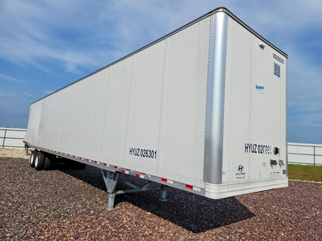 2027 HYTR HYTR 2026 HYUNDAI TRANSLEAD V2530152-AJS DRY VAN TRAILER | 3H3V532K7VS026301 | UPCARS