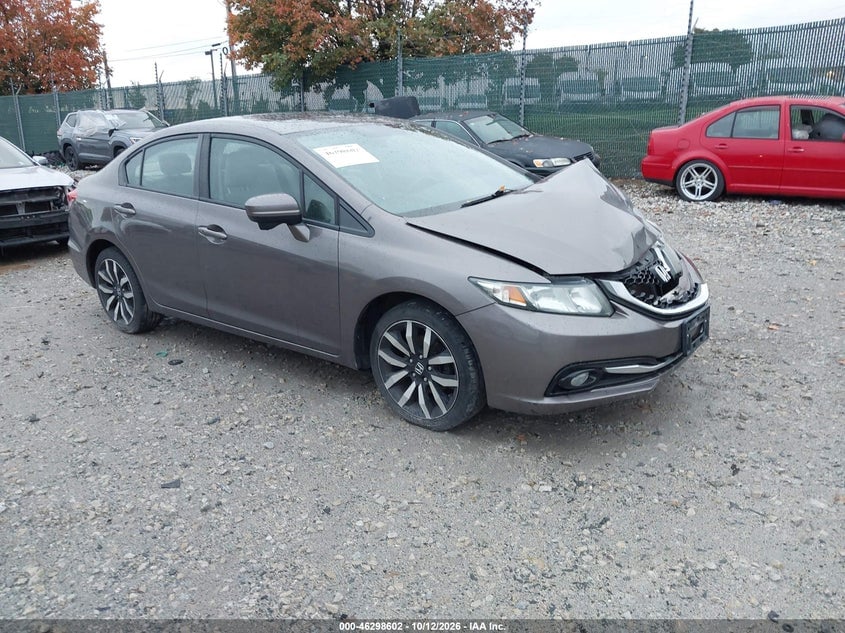 2015 HONDA CIVIC EX-L | 19XFB2F9XFE235365 | UPCARS