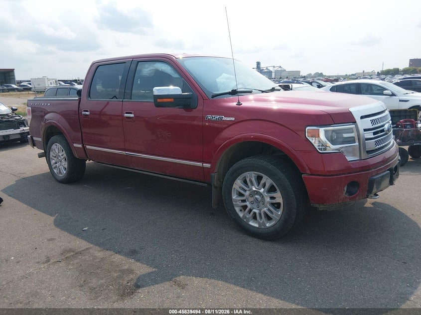 2013 FORD F-150 PLATINUM | 1FTFW1EF0DFD38755 | UPCARS