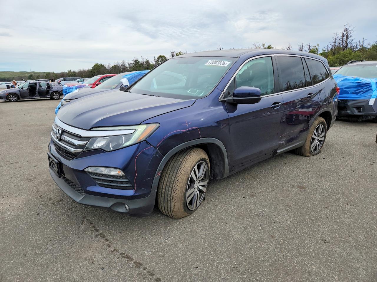 2017 HONDA PILOT EXL | 5FNYF6H58HB088667 | UPCARS
