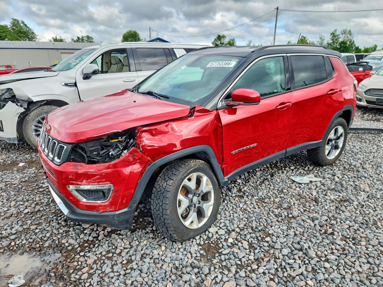 2019 JEEP COMPASS LIMITED | 3C4NJDCB9KT666481 | UPCARS