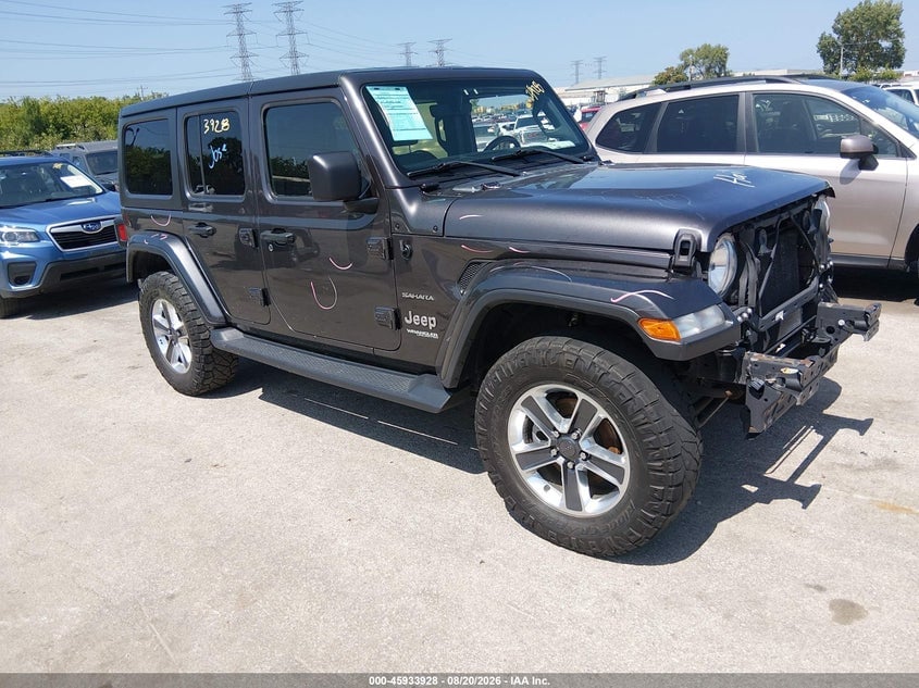 2018 JEEP WRANGLER UNLIMITED SAHARA 4X4 | 1C4HJXEG3JW111364 | UPCARS