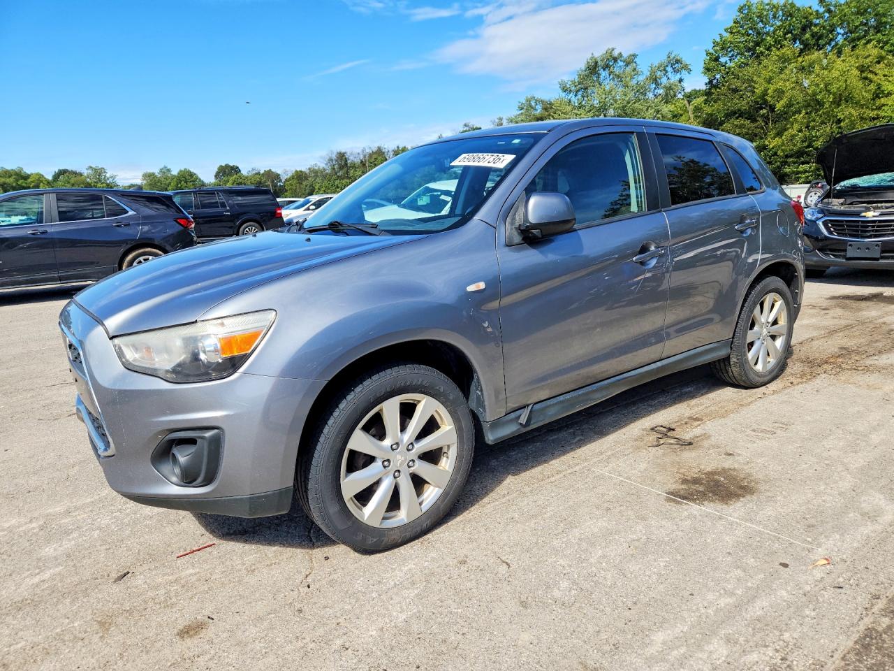 2013 MITSUBISHI OUTLANDER ES | 4A4AP3AU3DE008758 | UPCARS