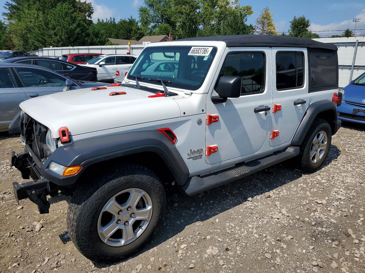 2018 JEEP WRANGLER SPORT | 1C4HJXDG4JW188780 | UPCARS