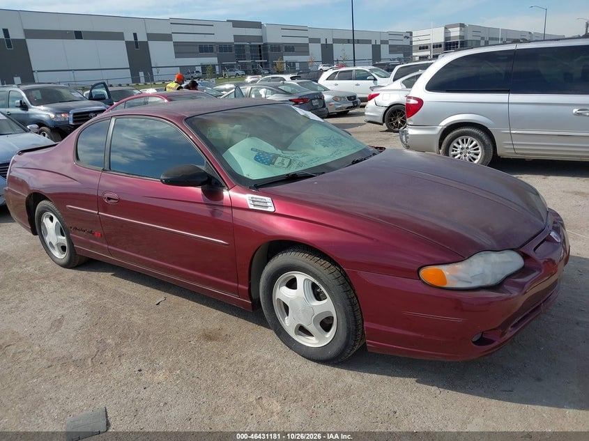 2002 CHEVROLET MONTE CARLO SS | 2G1WX15K229271648 | UPCARS