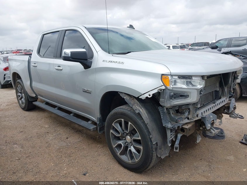 2022 CHEVROLET SILVERADO 1500 4WD  STANDARD BED LT | 1GCUDDED0NZ571659 | UPCARS