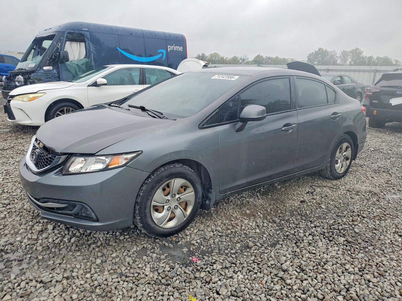 2013 HONDA CIVIC LX | 2HGFB2F51DH584138 | UPCARS