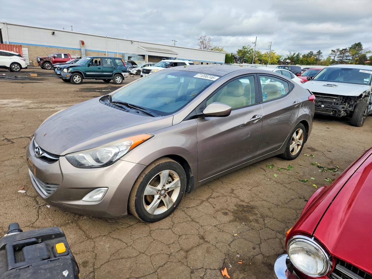2012 HYUNDAI ELANTRA GLS | 5NPDH4AE9CH146643 | UPCARS