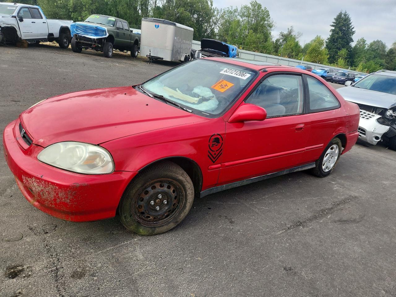 1996 HONDA CIVIC EX | 1HGEJ8142TL078397 | UPCARS
