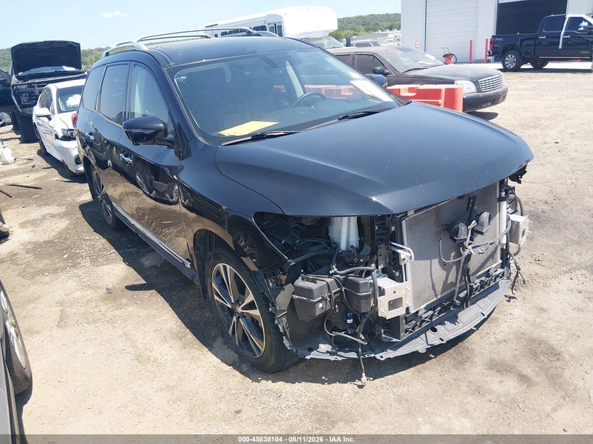2017 NISSAN PATHFINDER PLATINUM | 5N1DR2MN1HC615932 | UPCARS