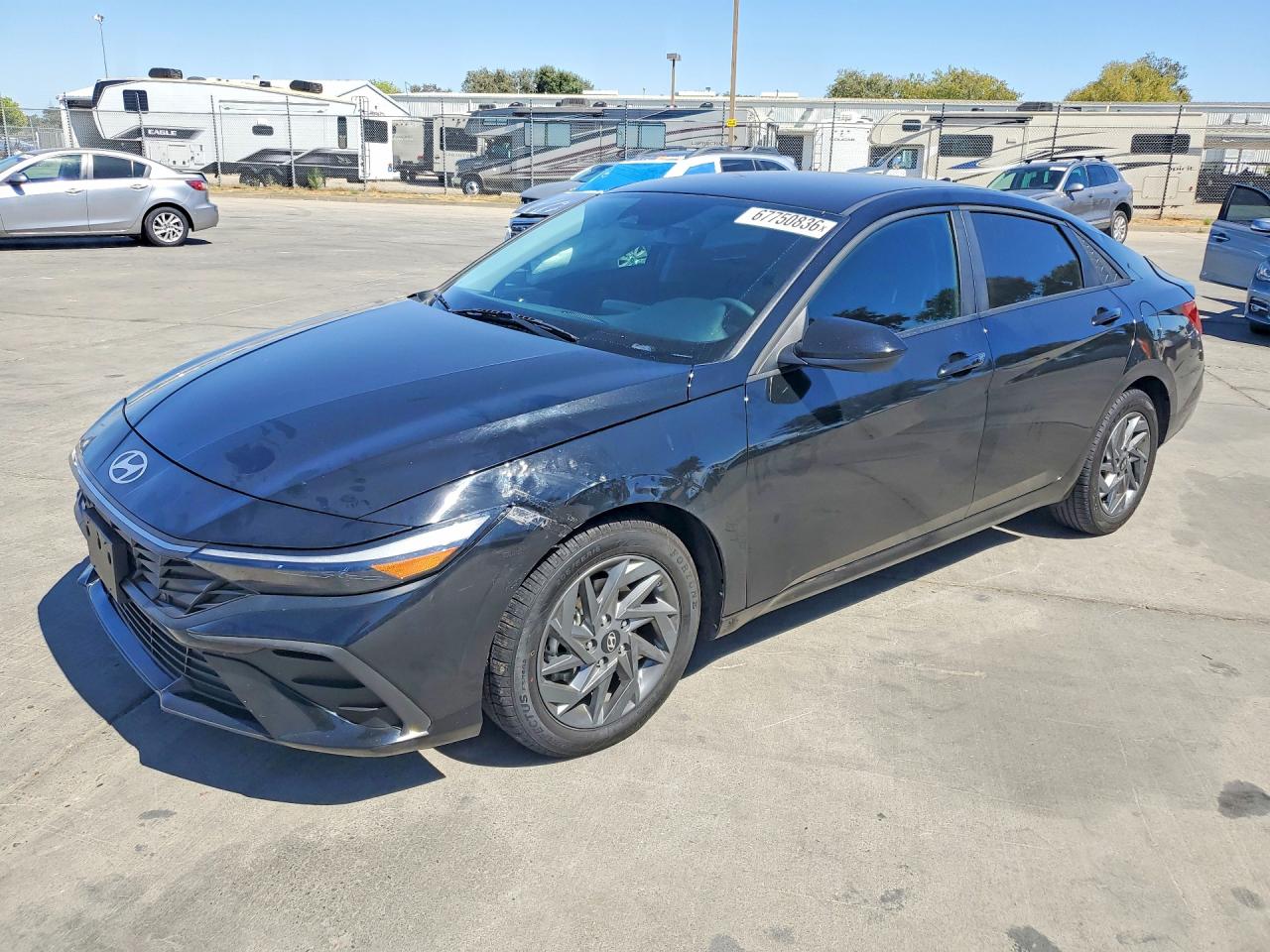 2024 HYUNDAI ELANTRA BLUE | KMHLM4DJ9RU113717 | UPCARS