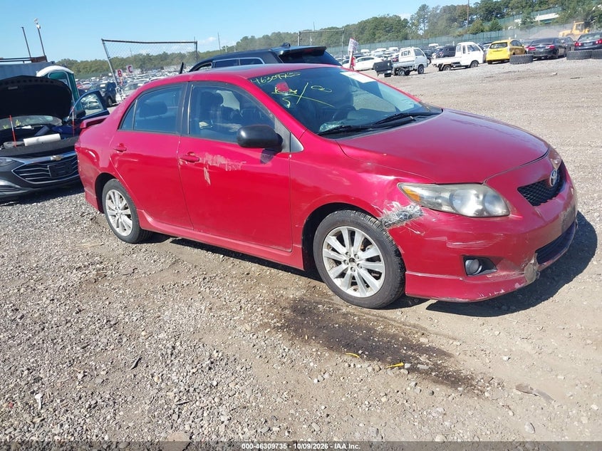 2009 TOYOTA COROLLA S | 2T1BU40E29C007342 | UPCARS