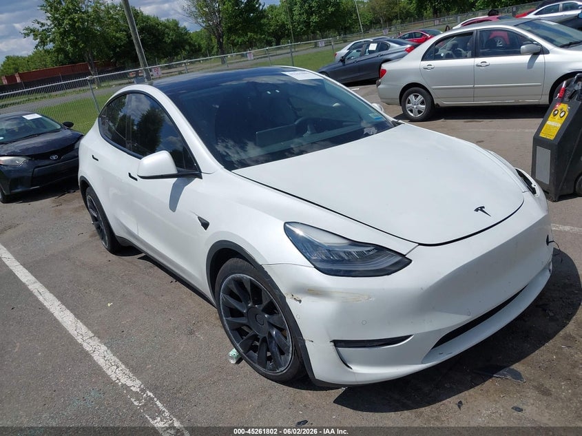 2022 TESLA MODEL Y LONG RANGE DUAL MOTOR ALL-WHEEL DRIVE | 7SAYGDEEXNF362553 | UPCARS