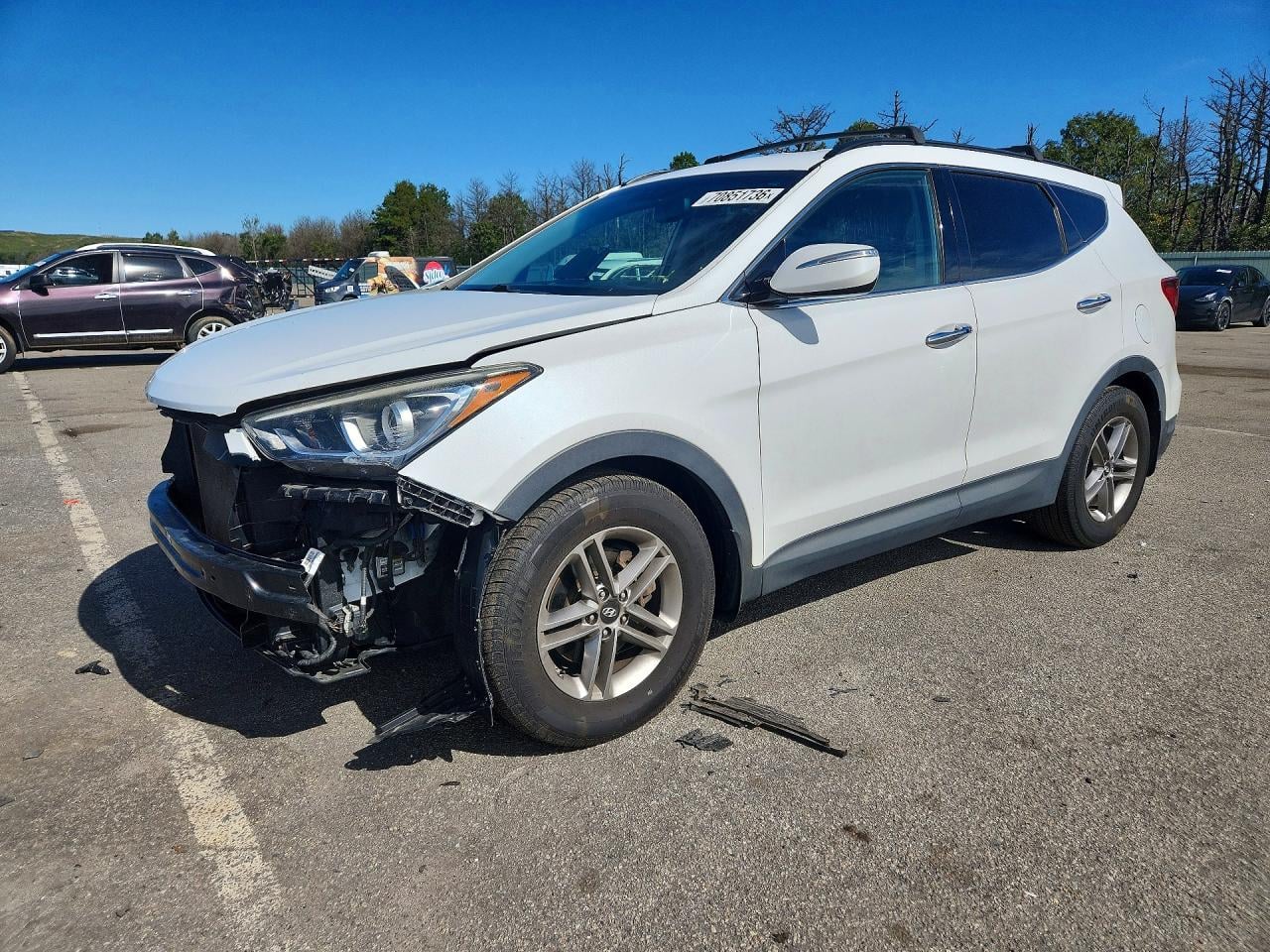 2018 HYUNDAI SANTA FE 2.4L | 5XYZUDLB1JG553557 | UPCARS