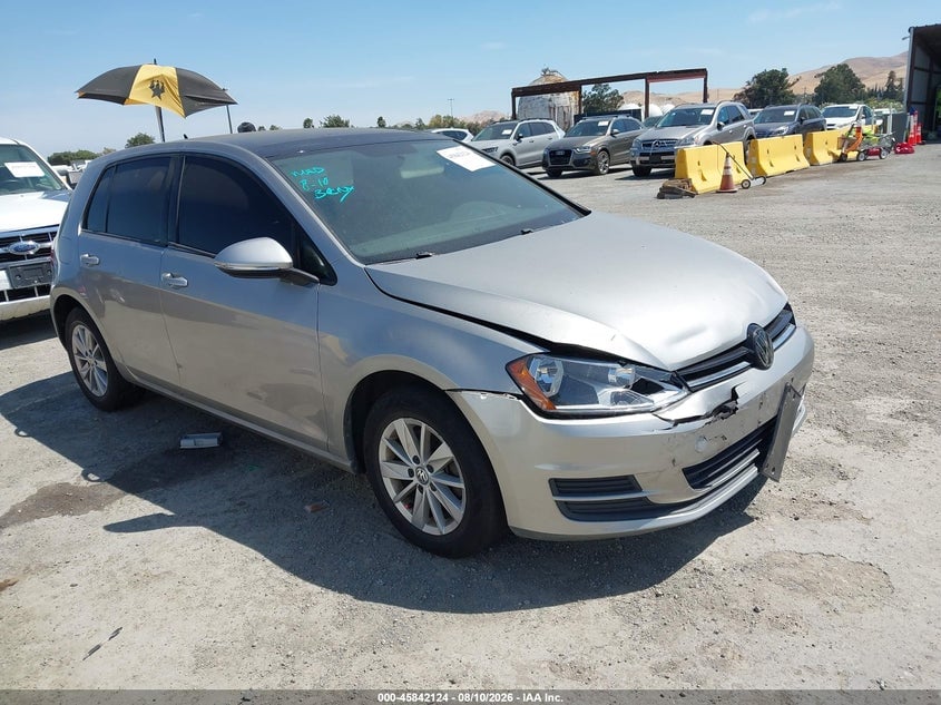 2016 VOLKSWAGEN GOLF TSI S 4-DOOR | 3VW217AU8GM020517 | UPCARS