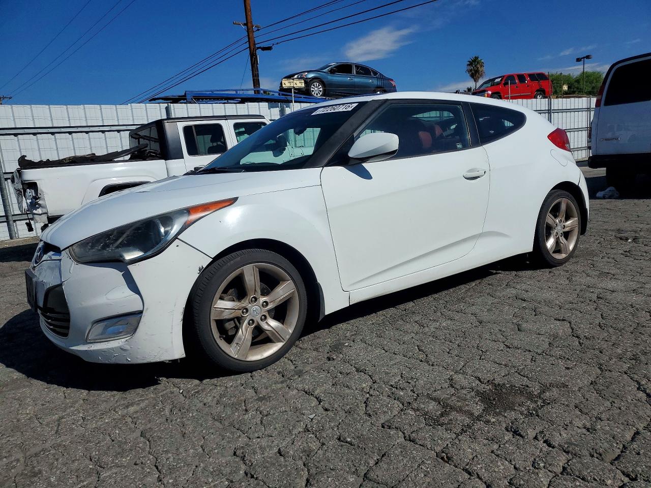 2014 HYUNDAI VELOSTER BASE | KMHTC6AD3EU194639 | UPCARS