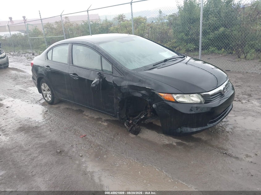 2012 HONDA CIVIC LX | 2HGFB2F59CH582233 | UPCARS
