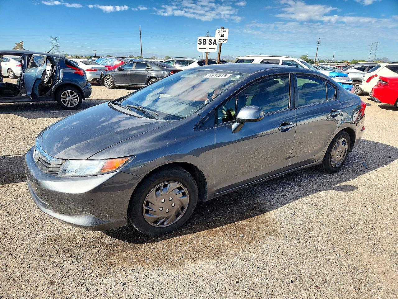 2012 HONDA CIVIC LX | 2HGFB2F53CH325102 | UPCARS