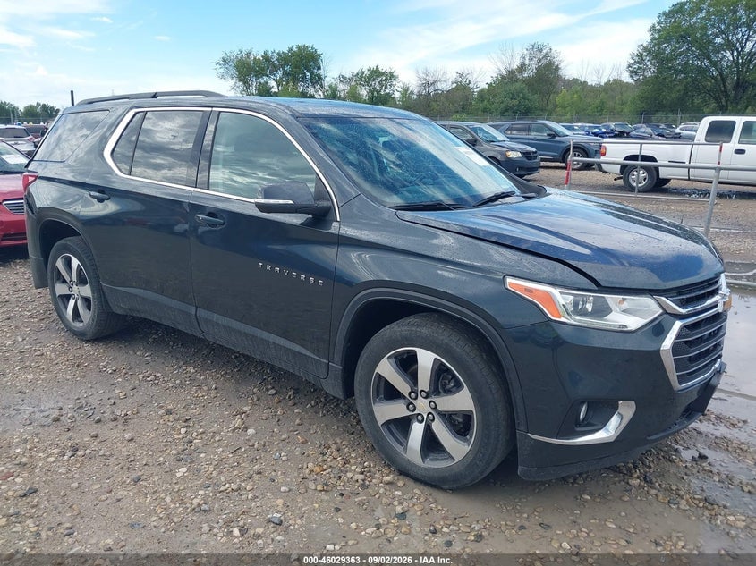 2021 CHEVROLET TRAVERSE AWD LT LEATHER | 1GNEVHKW2MJ155745 | UPCARS