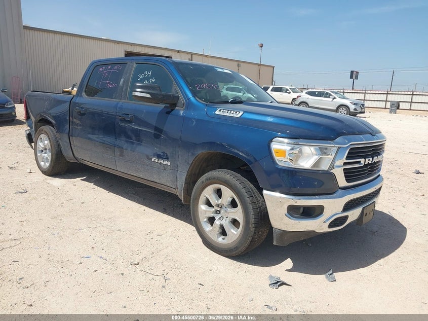 2021 RAM 1500 BIG HORN  4X2 5'7 BOX | 1C6RREFT4MN593034 | UPCARS