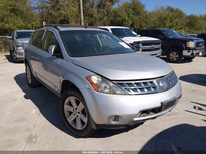 2007 NISSAN MURANO SL | JN8AZ08T87W516272 | UPCARS