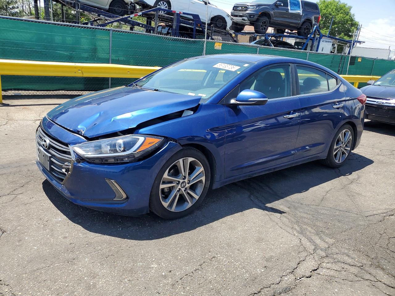 2017 HYUNDAI ELANTRA LIMITED | 5NPD84LF3HH178842 | UPCARS