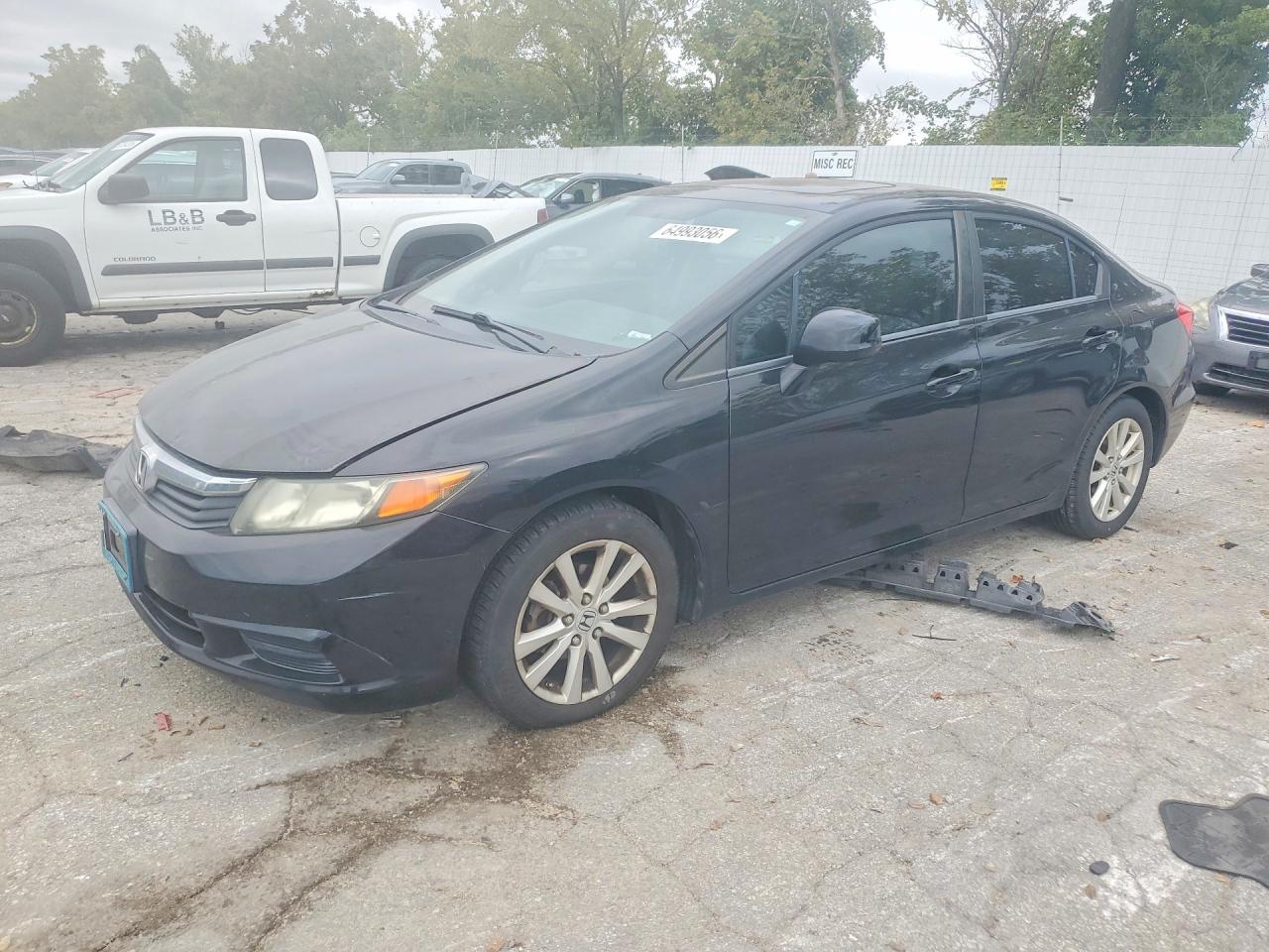 2012 HONDA CIVIC EX | 19XFB2F89CE032664 | UPCARS