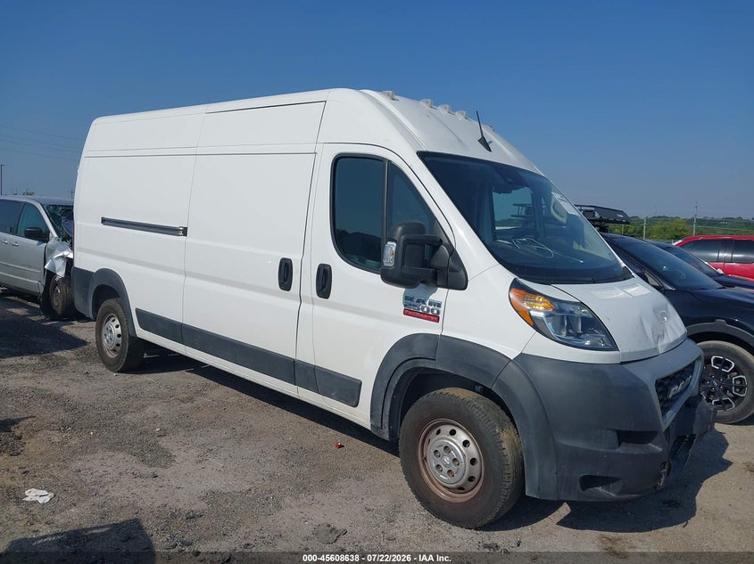 2022 RAM PROMASTER 2500 HIGH ROOF 159 WB | 3C6LRVDG3NE133817 | UPCARS
