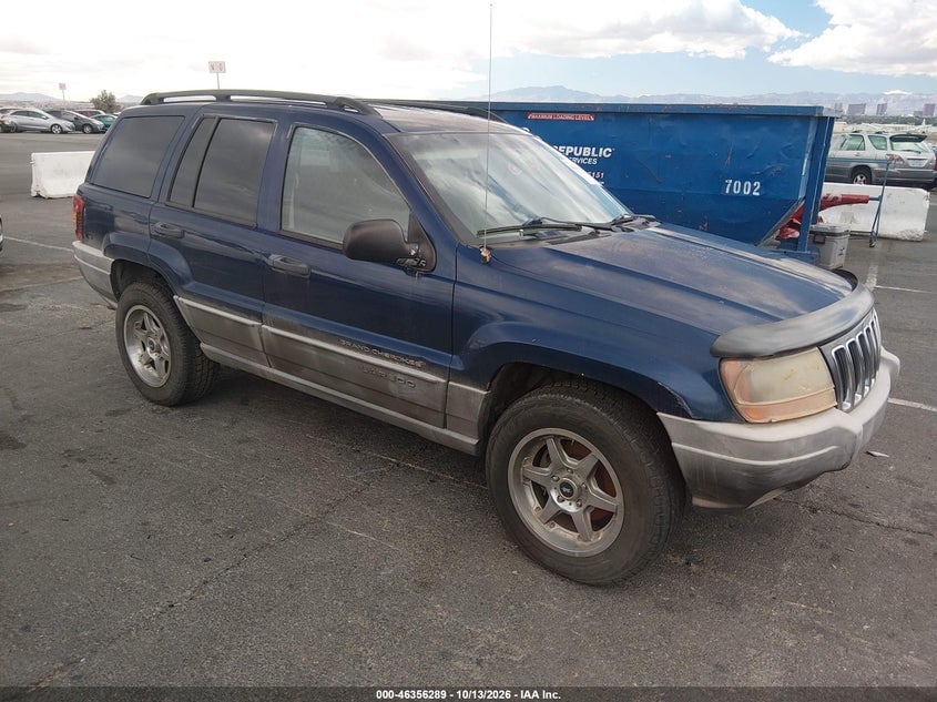2002 JEEP GRAND CHEROKEE LAREDO | 1J4GW48N72C196390 | UPCARS