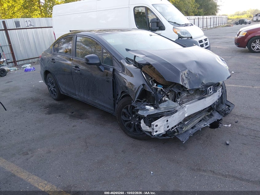 2013 HONDA CIVIC LX | 19XFB2F5XDE286729 | UPCARS
