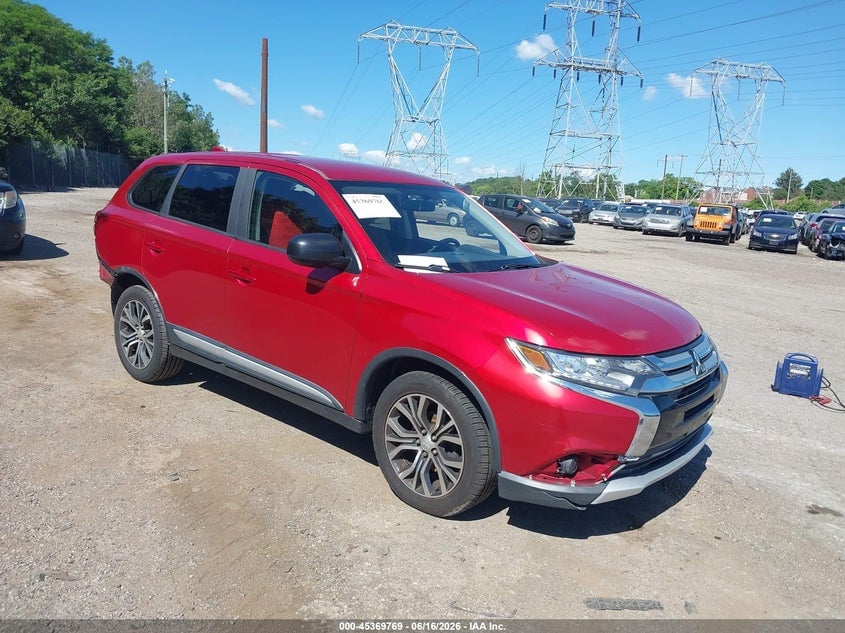 2018 MITSUBISHI OUTLANDER ES | JA4AD2A37JZ052844 | UPCARS