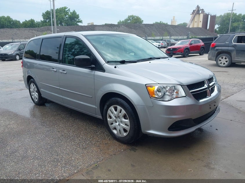 2017 DODGE GRAND CARAVAN SE | 2C4RDGBG3HR780706 | UPCARS