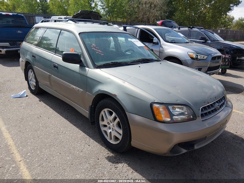 2003 SUBARU OUTBACK | 4S3BH675737657265 | UPCARS