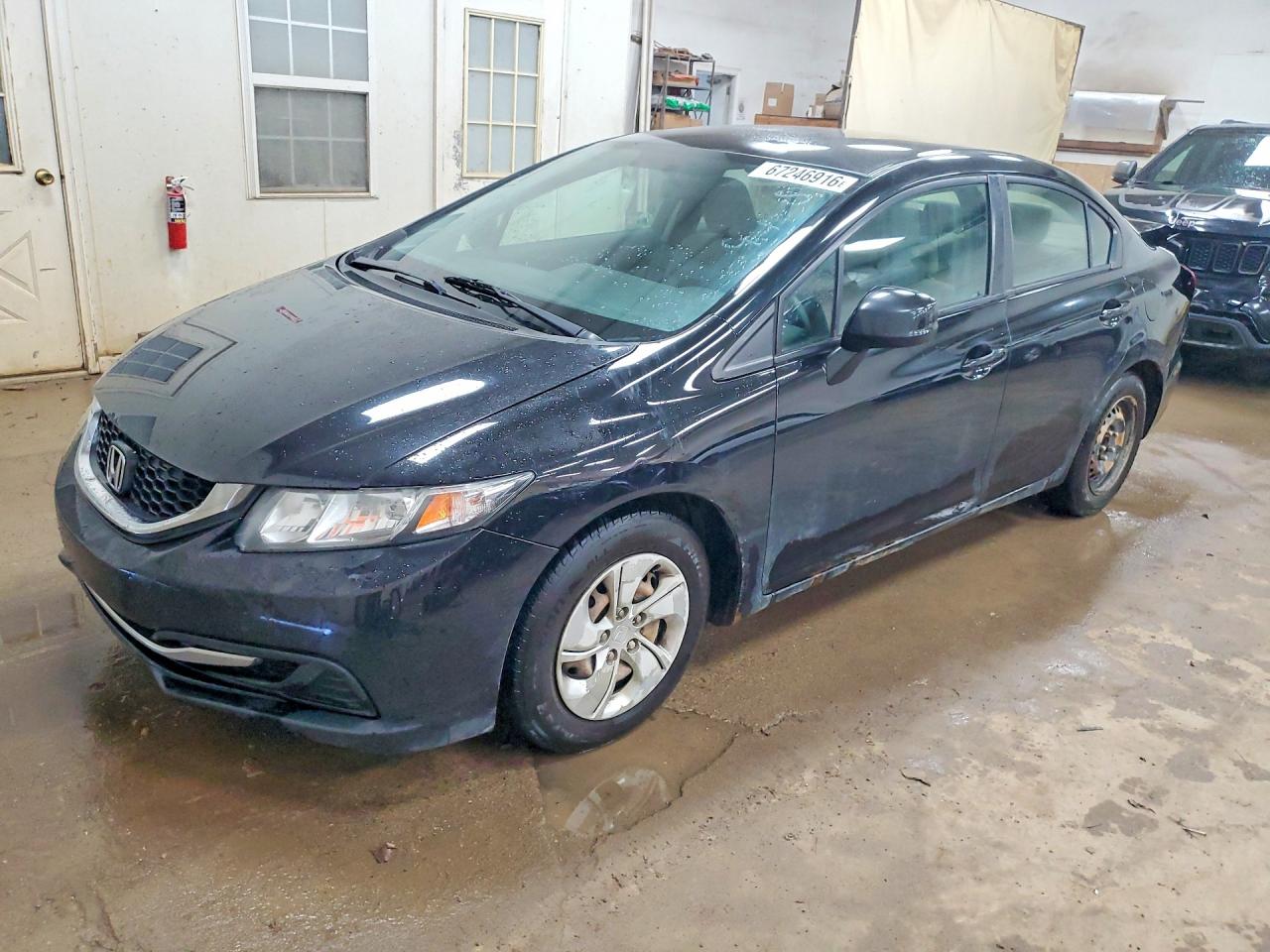 2013 HONDA CIVIC LX | 19XFB2F57DE026501 | UPCARS