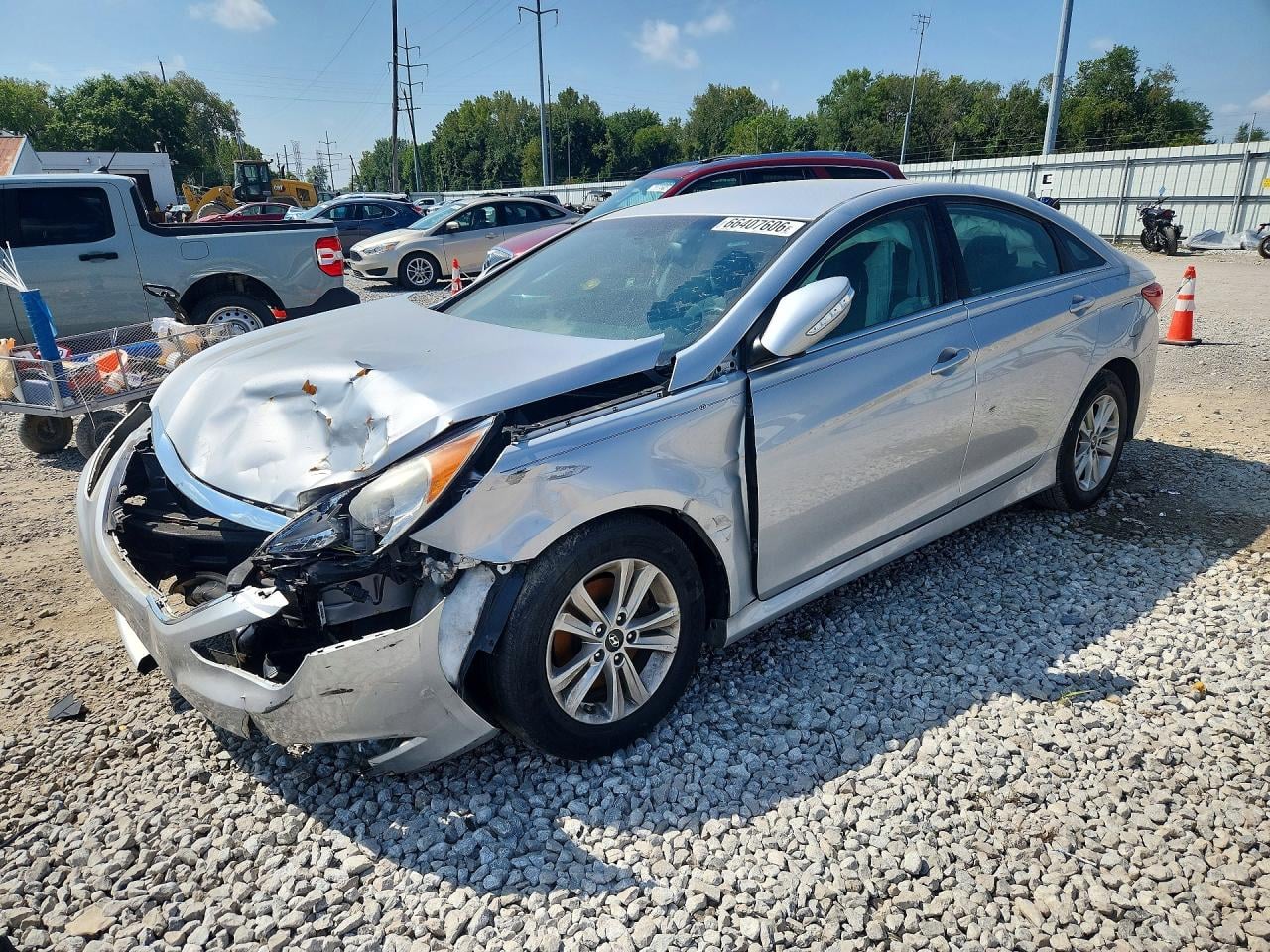 2014 HYUNDAI SONATA GLS | 5NPEB4ACXEH891831 | UPCARS