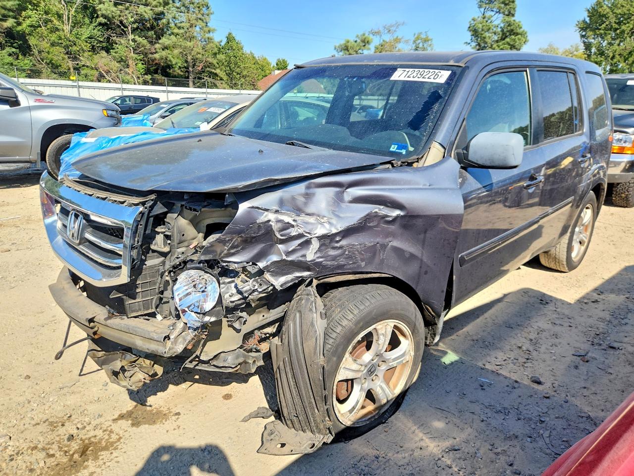 2012 HONDA PILOT EXL | 5FNYF3H61CB006181 | UPCARS