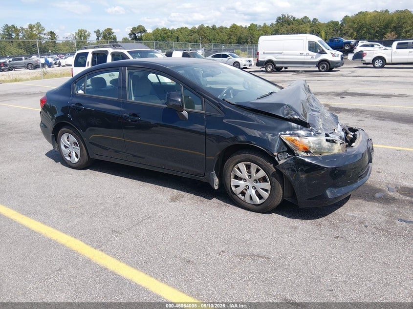 2012 HONDA CIVIC LX | 19XFB2F52CE096065 | UPCARS