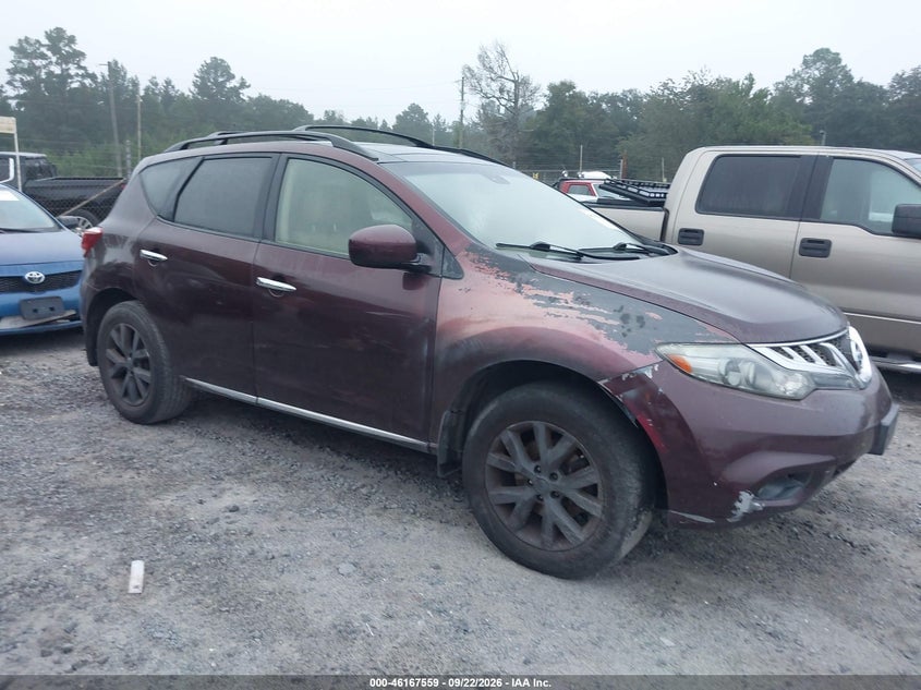 2013 NISSAN MURANO SL | JN8AZ1MU3DW200455 | UPCARS