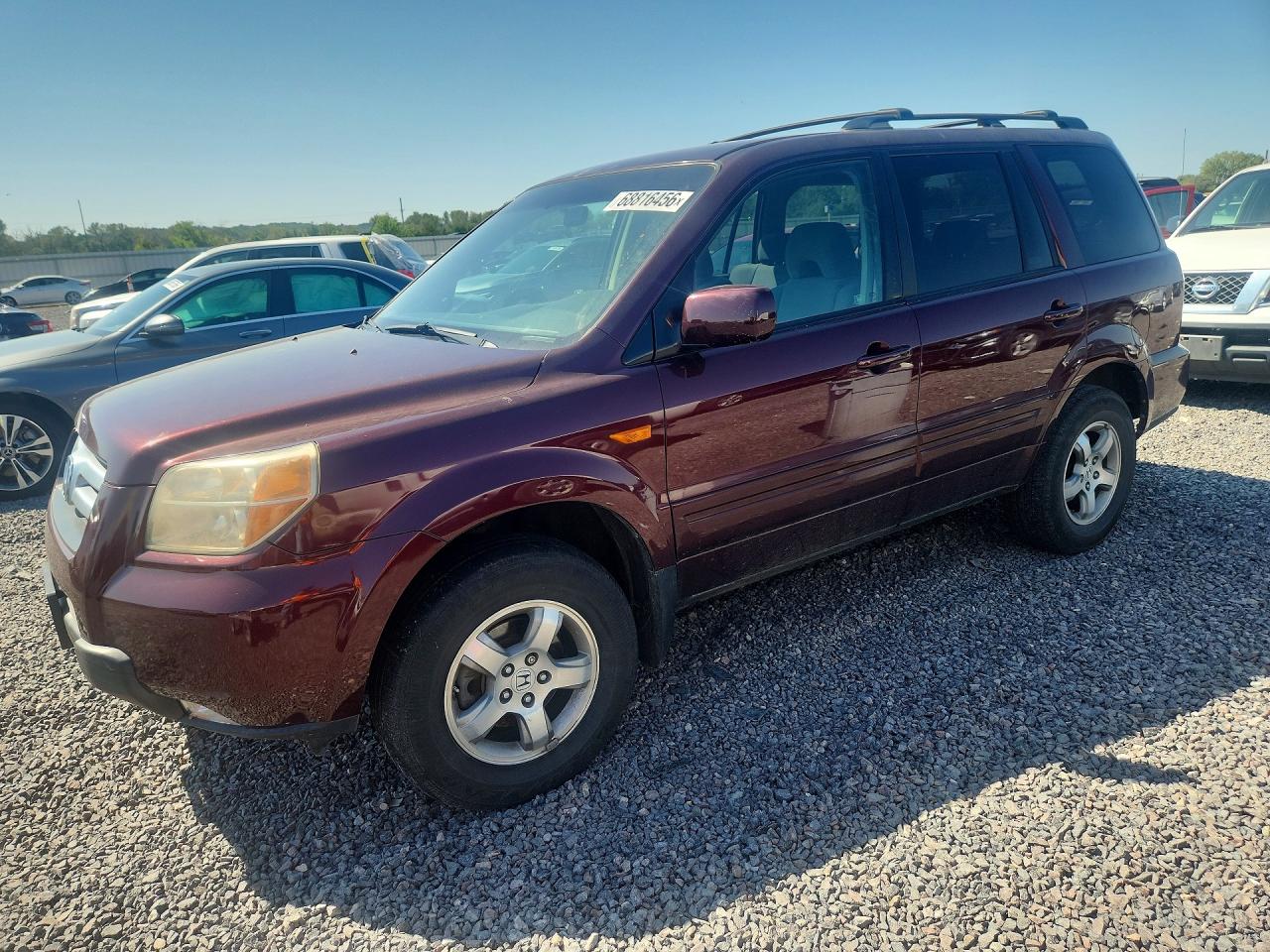 2007 HONDA PILOT EX | 5FNYF28487B047535 | UPCARS