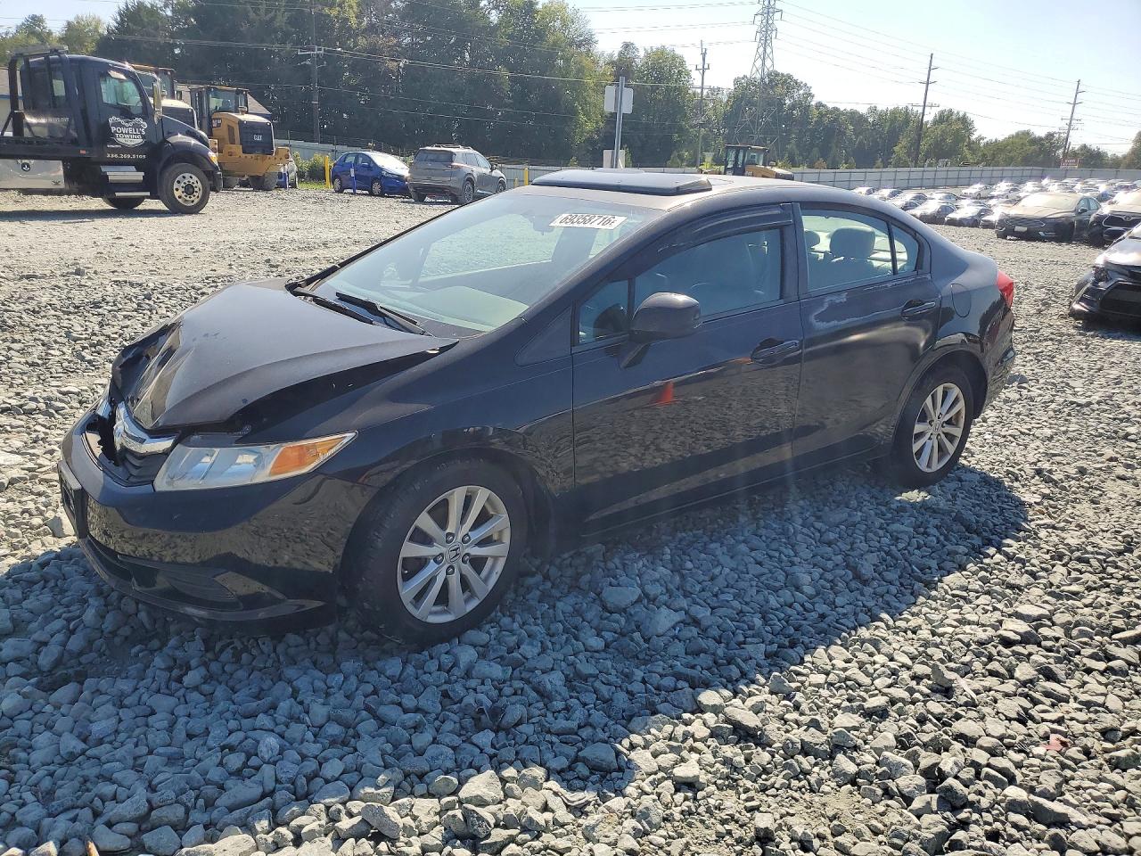 2012 HONDA CIVIC EXL | 2HGFB2F90CH526054 | UPCARS