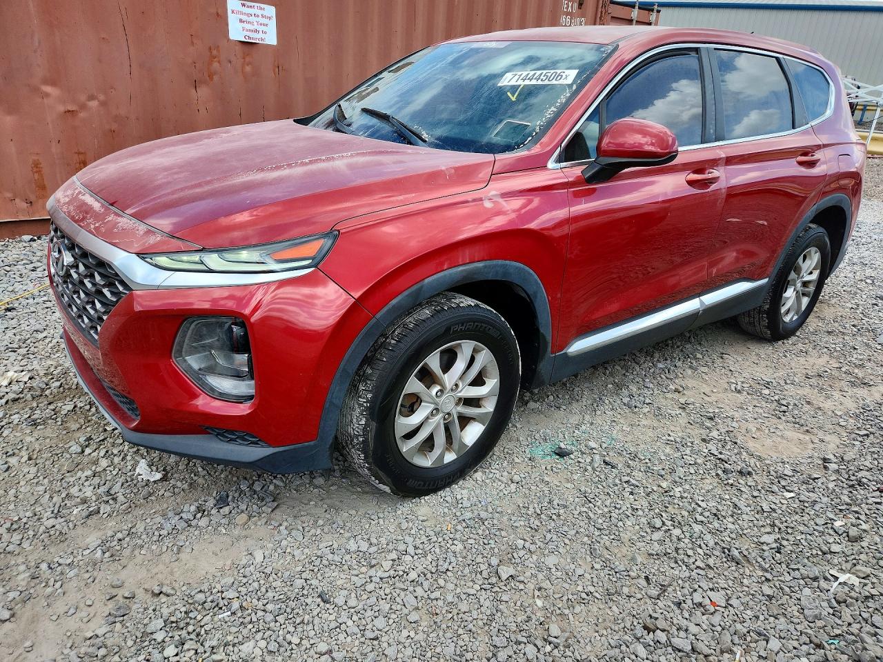 2019 HYUNDAI SANTA FE SE | 5NMS2CAD9KH076454 | UPCARS