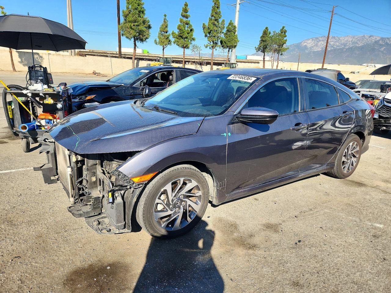 2018 HONDA CIVIC EX | 2HGFC2F78JH520348 | UPCARS