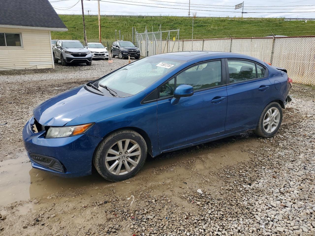 2012 HONDA CIVIC EX | 19XFB2F81CE001280 | UPCARS