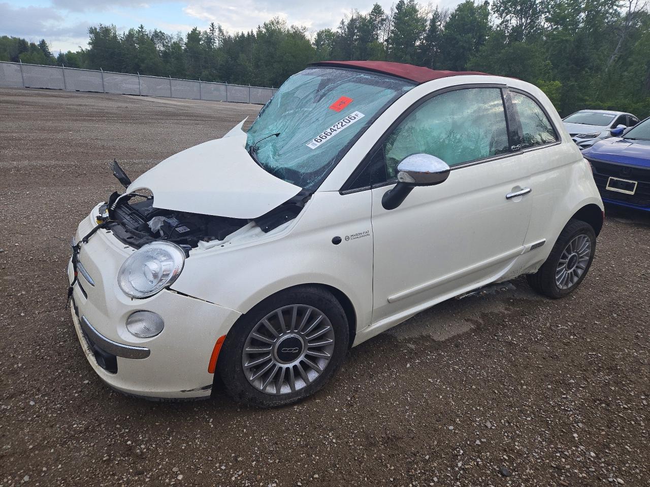 2012 FIAT 500 LOUNGE | 3C3CFFER0CT378739 | UPCARS