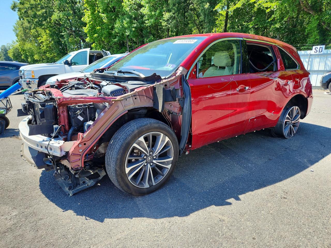 2019 ACURA MDX TECHNOLOGY | 5J8YD4H58KL032115 | UPCARS