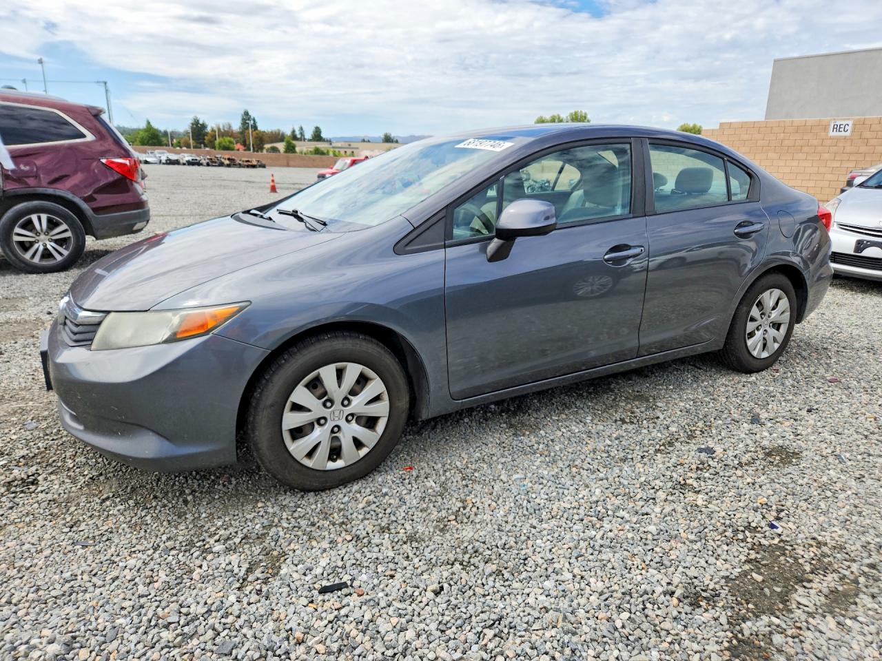 2012 HONDA CIVIC LX | 2HGFB2F5XCH609813 | UPCARS