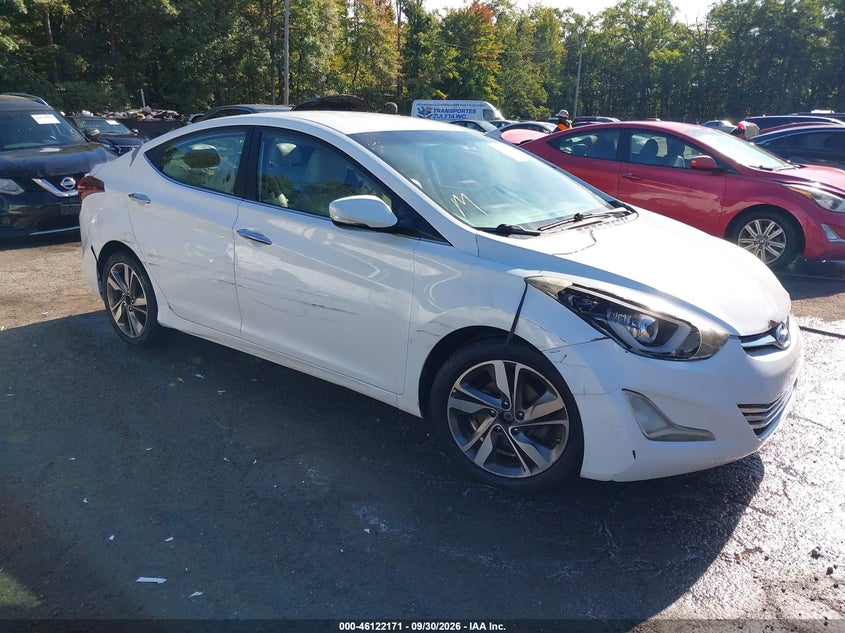 2014 HYUNDAI ELANTRA LIMITED | 5NPDH4AE6EH460222 | UPCARS