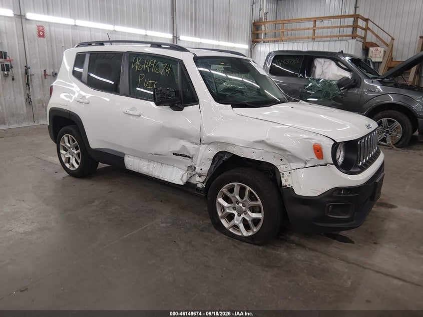 2017 JEEP RENEGADE LATITUDE 4X4 | ZACCJBBB9HPG32666 | UPCARS