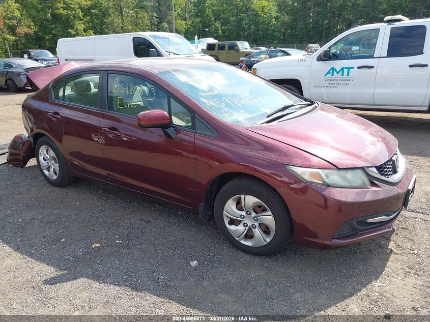 2014 HONDA CIVIC LX | 19XFB2F51EE262028 | UPCARS